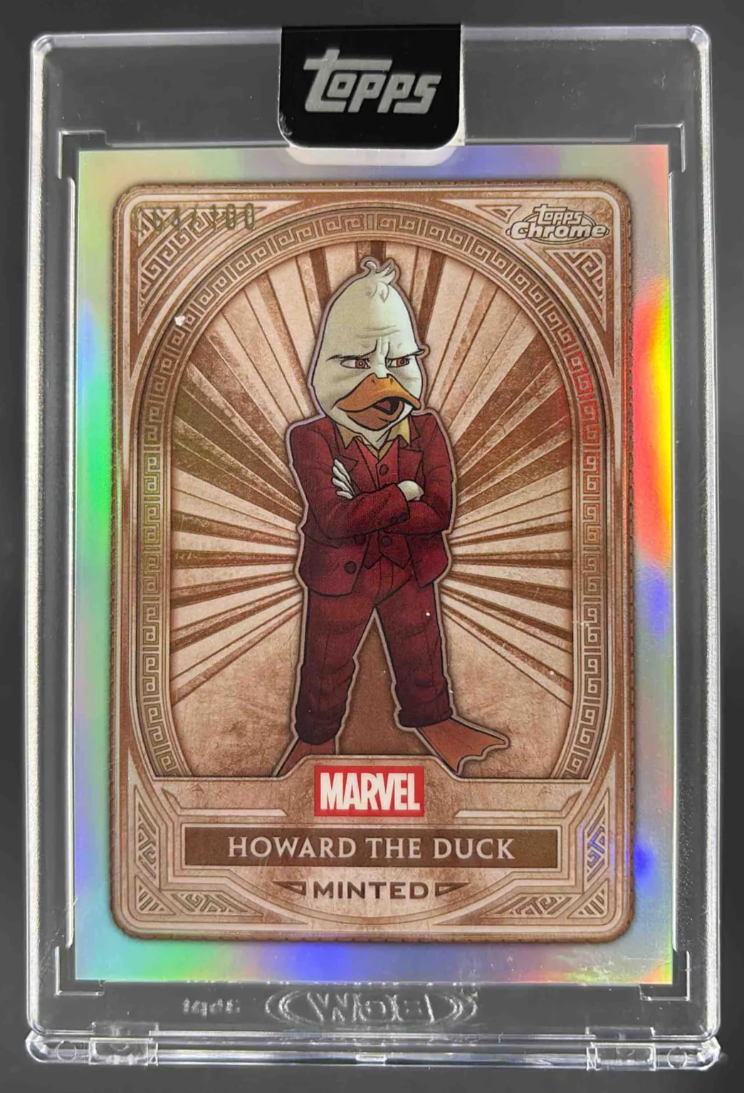 2025 Topps Mint Marvel Chrome Refractor #40 Howard the Duck Bronze /100