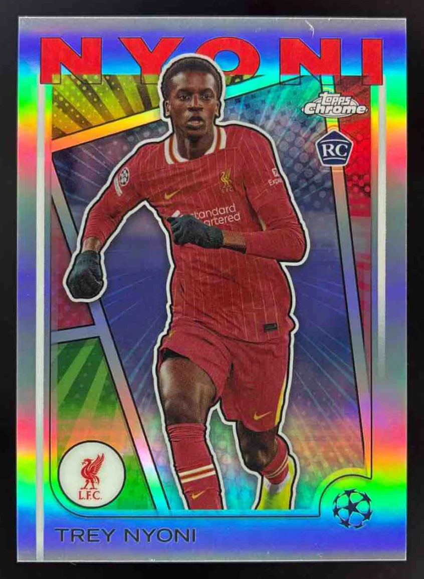 2024-25 Topps Chrome Club Competitions Hero Variation Refractor #190 Trey Nyoni
