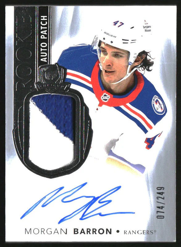 2021-22 The Cup #103 Morgan Barron RC Jersey Auto /249