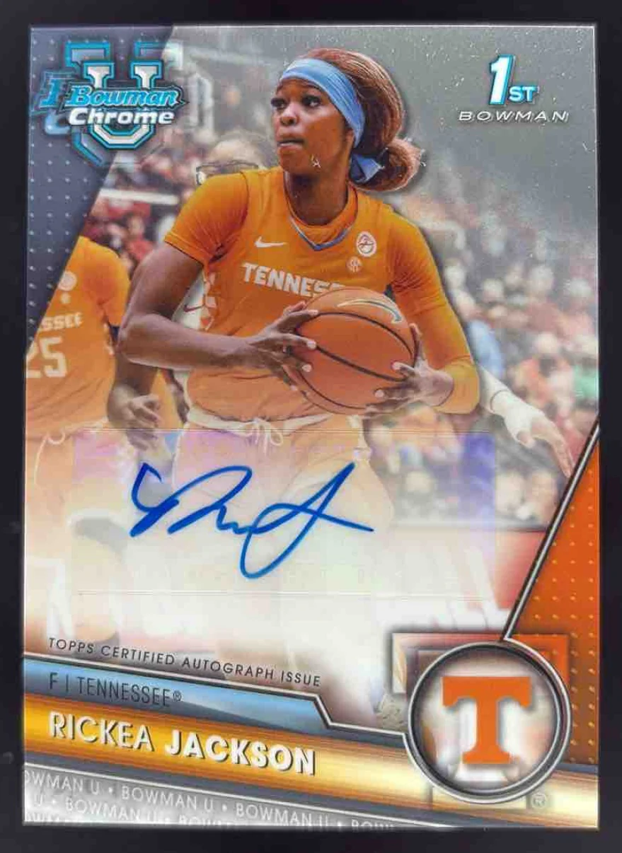 2023 Bowman University Chrome Prospects Autographs #BCPA-RJA Rickea Jackson Auto