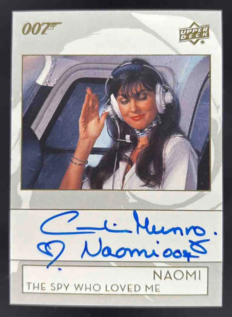 2019 Upper Deck James Bond Collection Inscriptions #A-CM Caroline Munro Auto