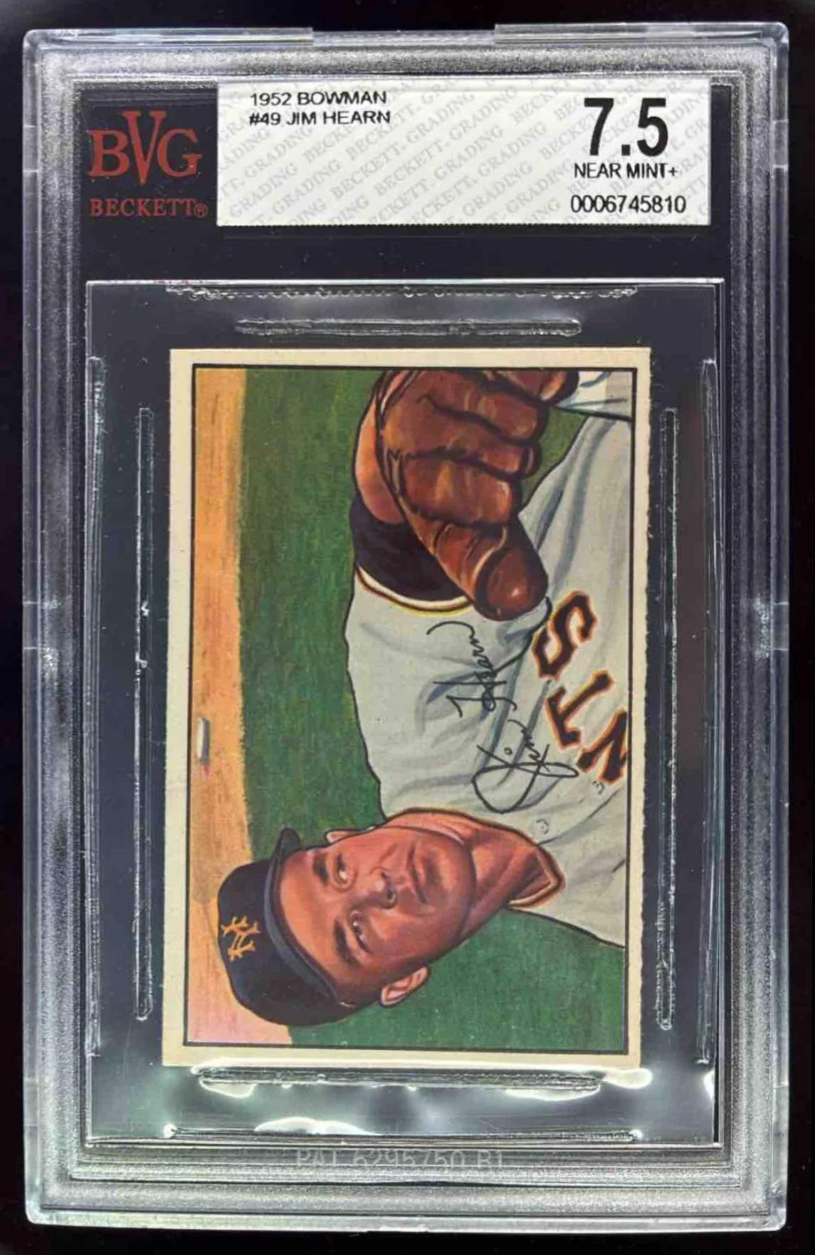 1952 Bowman #49 Jim Hearn BGS 7.5