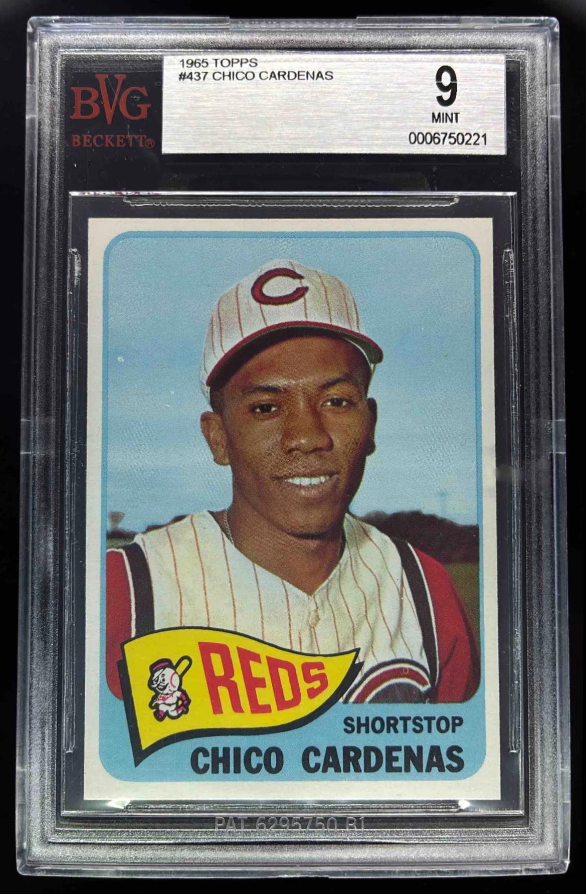 1965 Topps #437 Chico Cardenas BGS 9