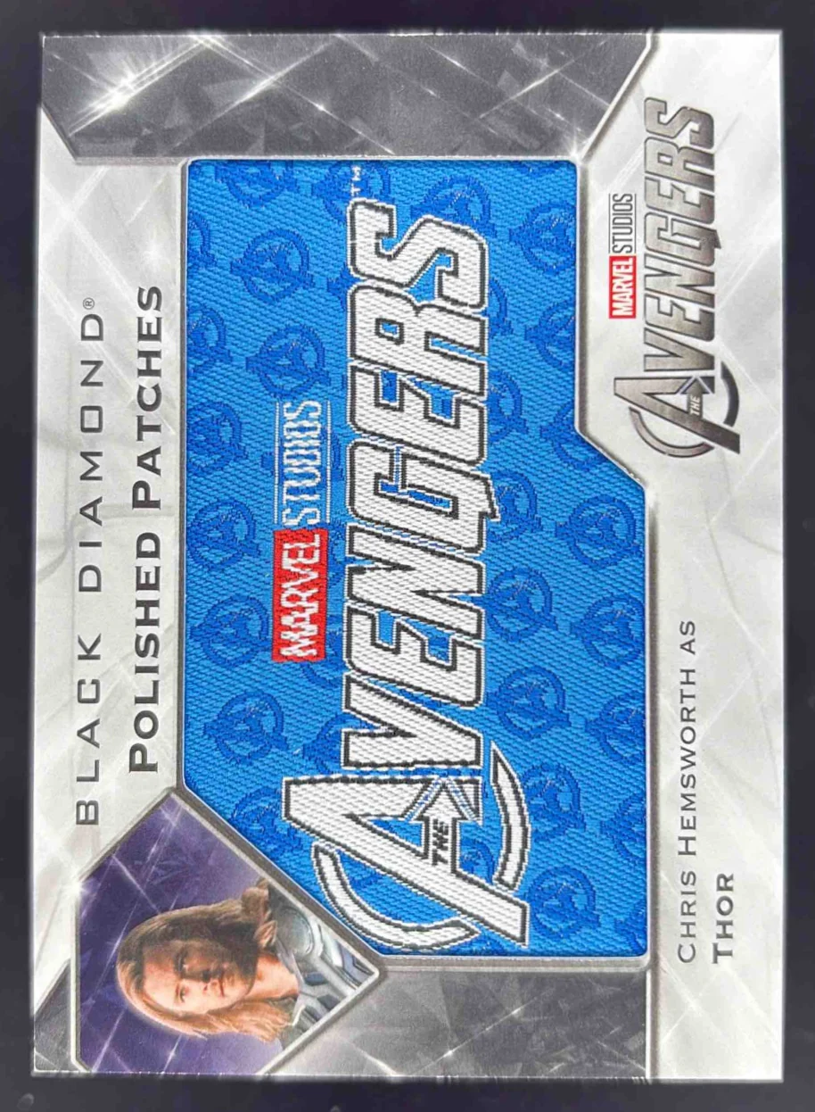 2021 UD Marvel Black Diamond Polished Patches Manufactured Chris Hemsworth /49