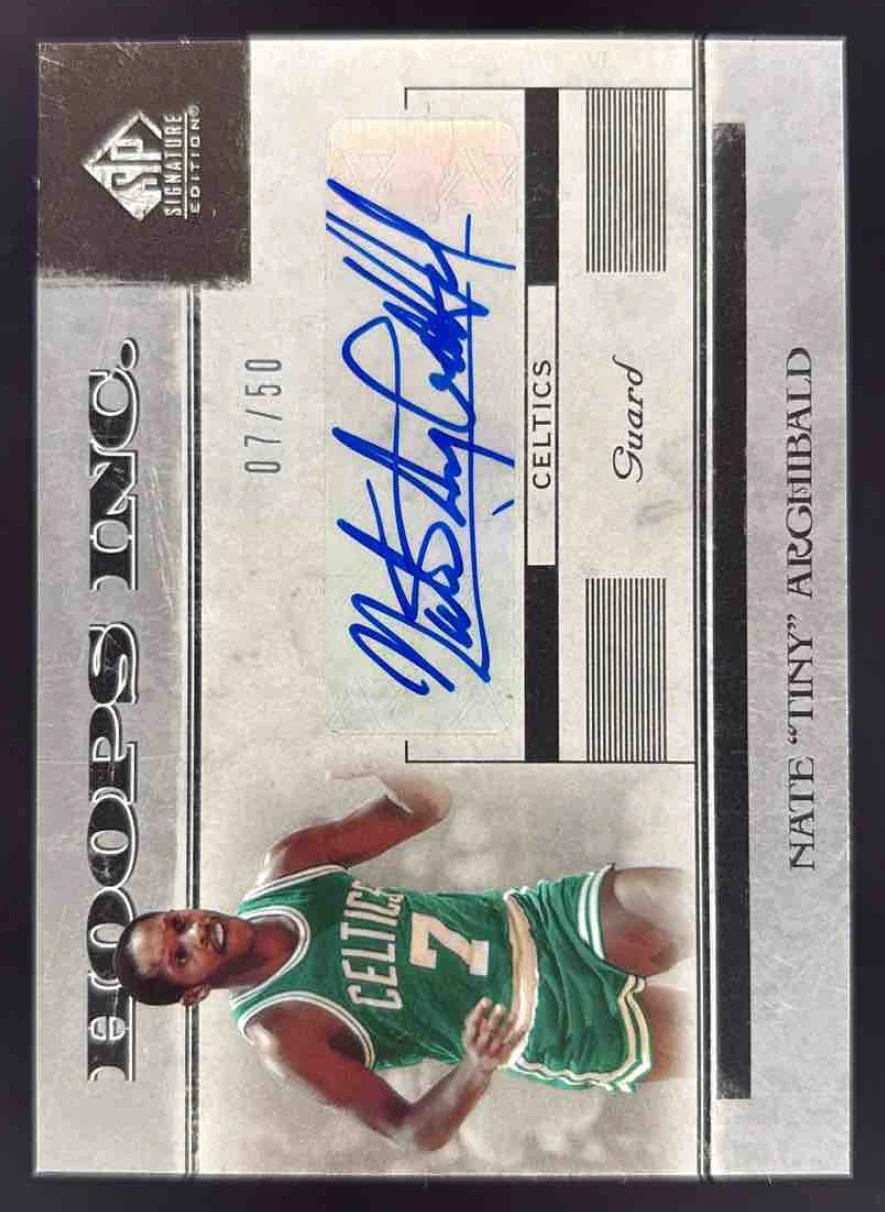 2006-07 SP Signature Edition Hoops Inc. Autographs #HINA Nate Archibald Auto /50