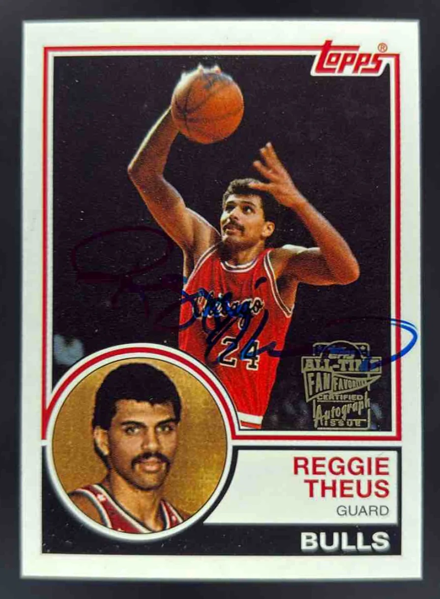 2005-06 Topps 1952 Style All Time Fan Favorites #FFA-RTH Reggie Theus Auto