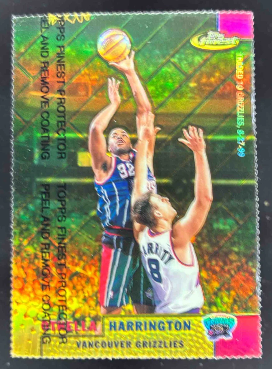 1999-00 Topps Finest Gold Refractors #70 Othella Harrington /100