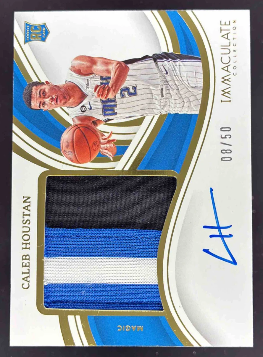 2022-23  Immaculate Collection Premium Patch #PPA-CHO Caleb Houstan Auto /50