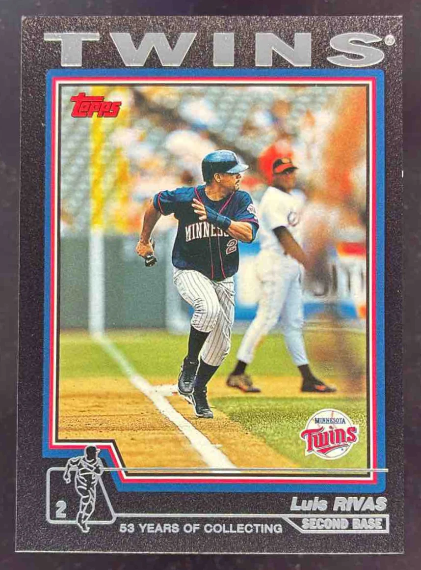2004 Topps Black #91 Luis Rivas /53