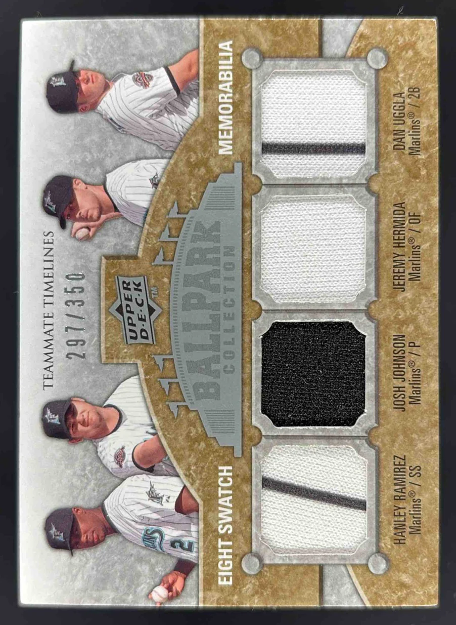 2009 UD Ballpark #374 Burnett Beckett Lowell Willingham Ramirez Hermida /350