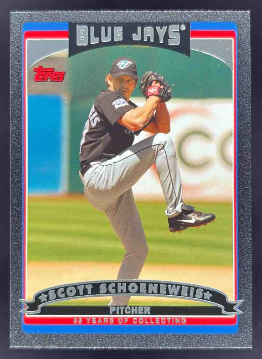 2006 Topps Black #167 Scott Schoeneweis /55