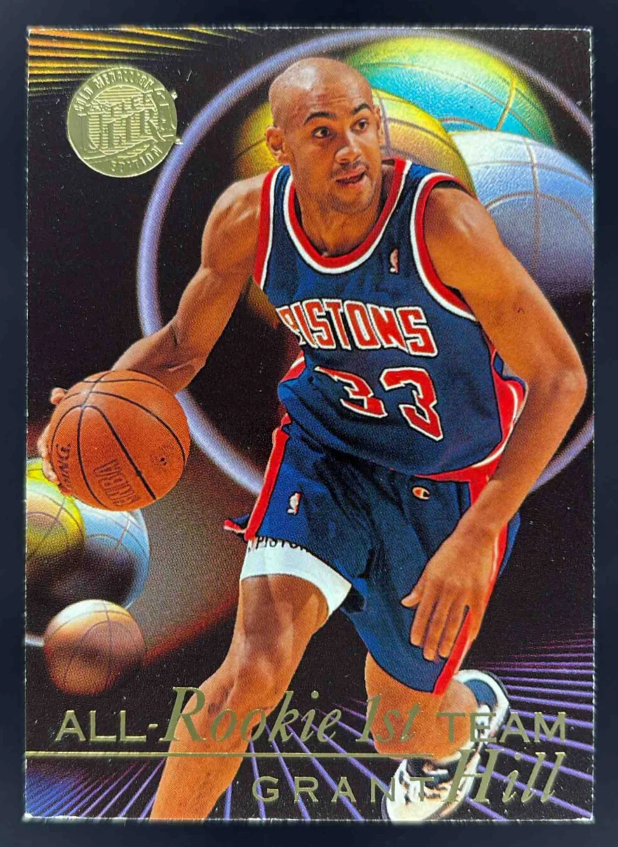 1995-96 Fleer Ultra All Rookie Gold Medallion #2 Grant Hill