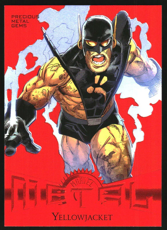 2024 SkyBox Marvel Universe Avengers Retro Precious Gems Red Yellowjacket /100