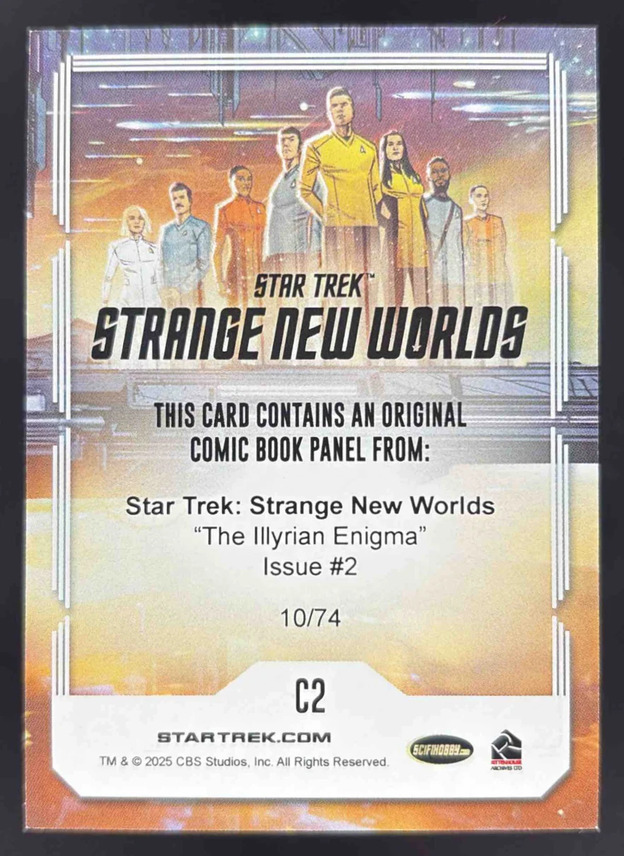 2025 Star Trek Strange New Worlds Comic Book Panel Illyrian Enigma - Image 2