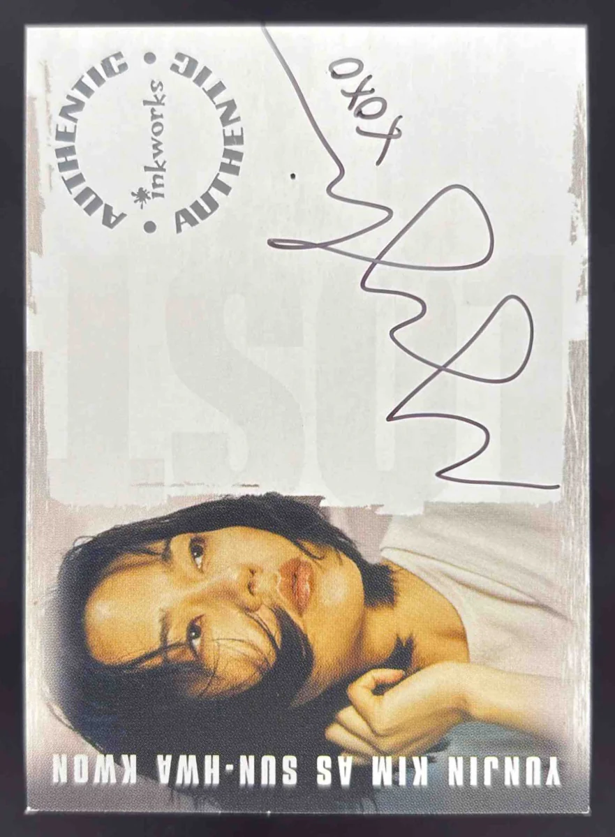 2006 Inkworks Lost Season 2 Autographs #A-1 Yunjin Kim Sun-Hwa Kwon Auto