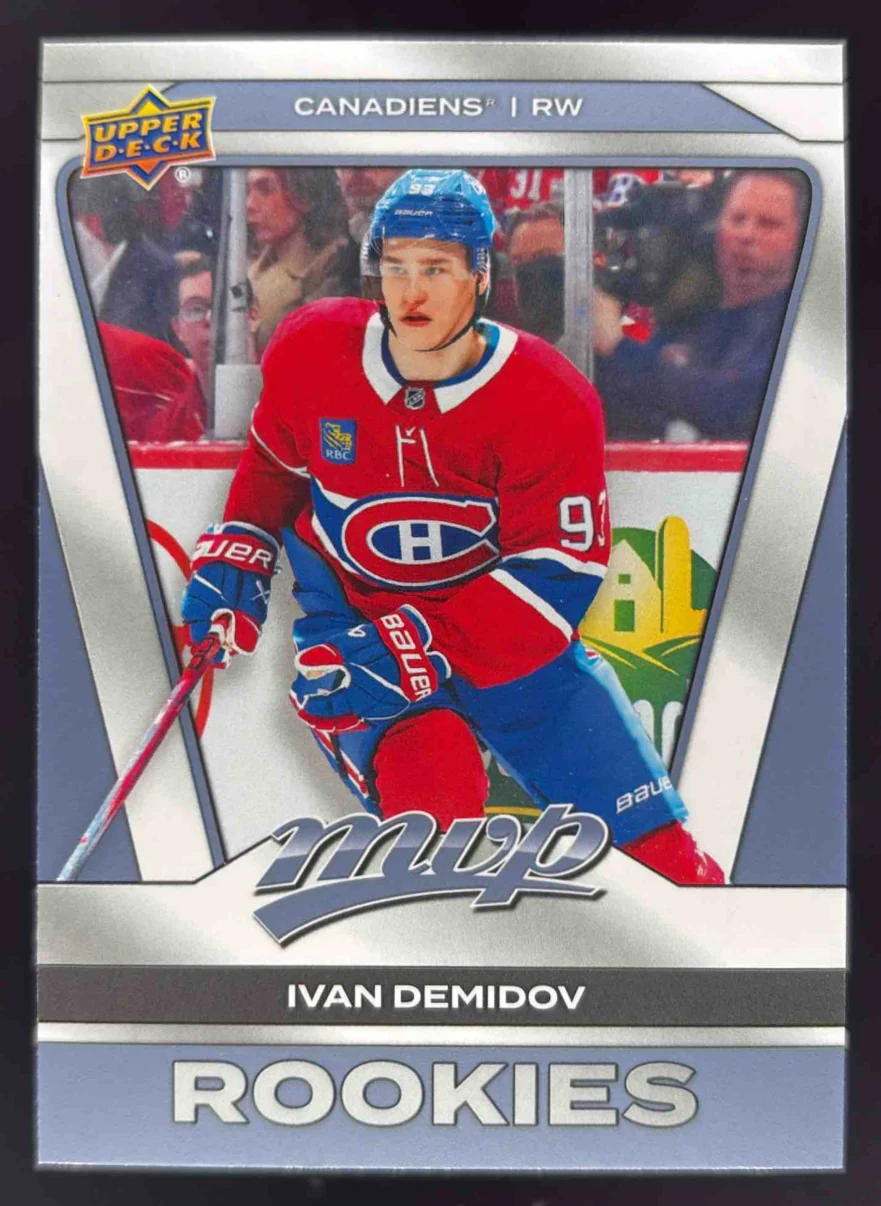 2025 Upper Deck MVP #233 Ivan Demidov RC