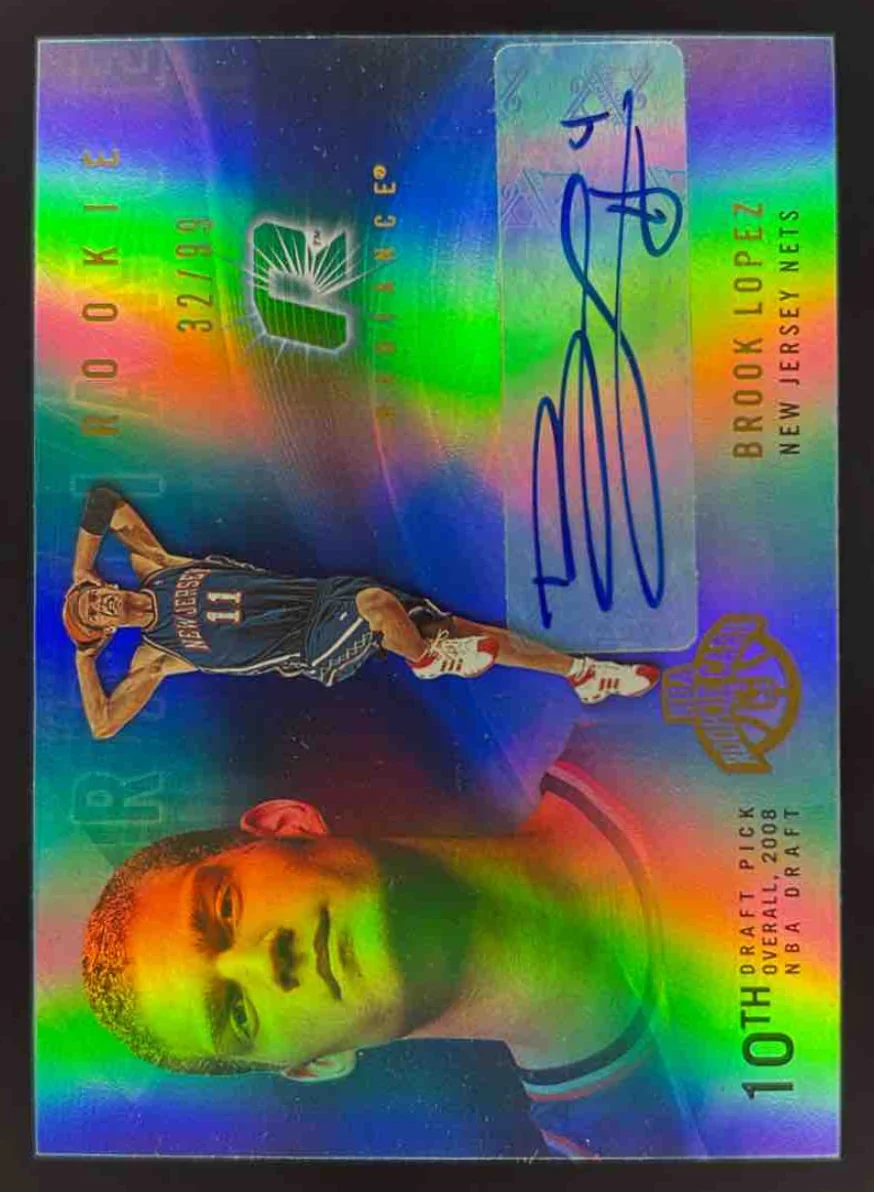 2008-09 Upper Deck NBA Radiance #86 Brook Lopez RC Auto /99