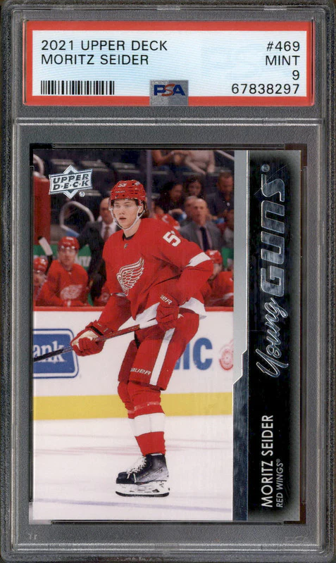 2021 Upper Deck #469 Moritz Seider RC PSA 9