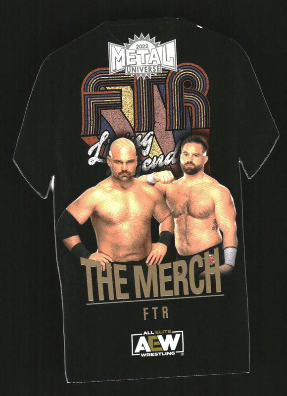 2022 SkyBox Metal Universe AEW The Merch Gold #TM9 FTR /25