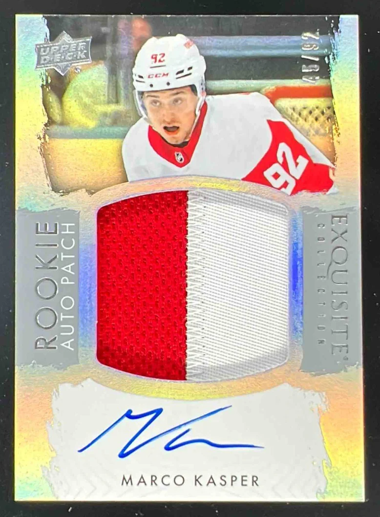 2023-24 The Cup Rookie Auto Patch #EC-KA Marco Kasper Autograph Auto /92