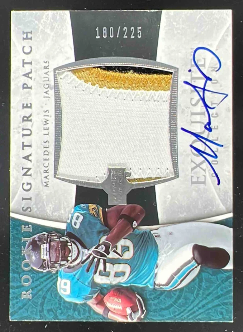 2006 Upper Deck Exquisite Collection #124 Marcedes Lewis Autograph RC Auto /225
