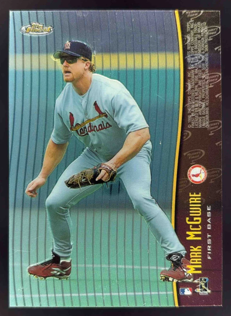 1998 Topps Finest Mystery Finest #M3 Frank Thomas Mark McGwire - Image 2