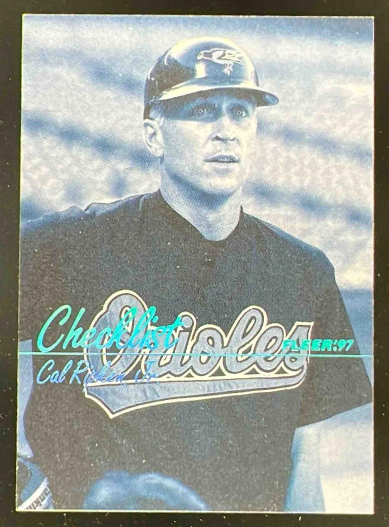1997 Fleer Tiffany #498 Cal Ripken, Jr.