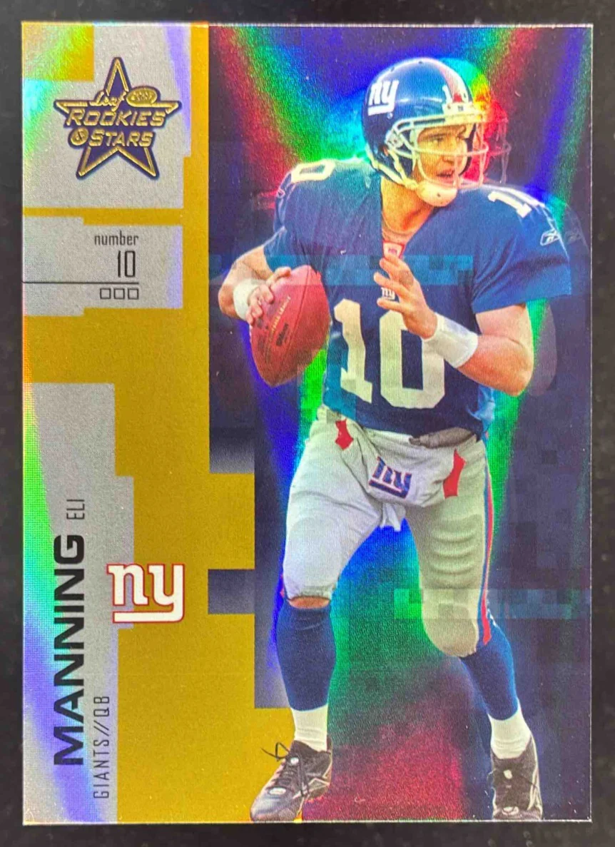 2007 Leaf Rookies & Stars Gold #4 Eli Manning /49