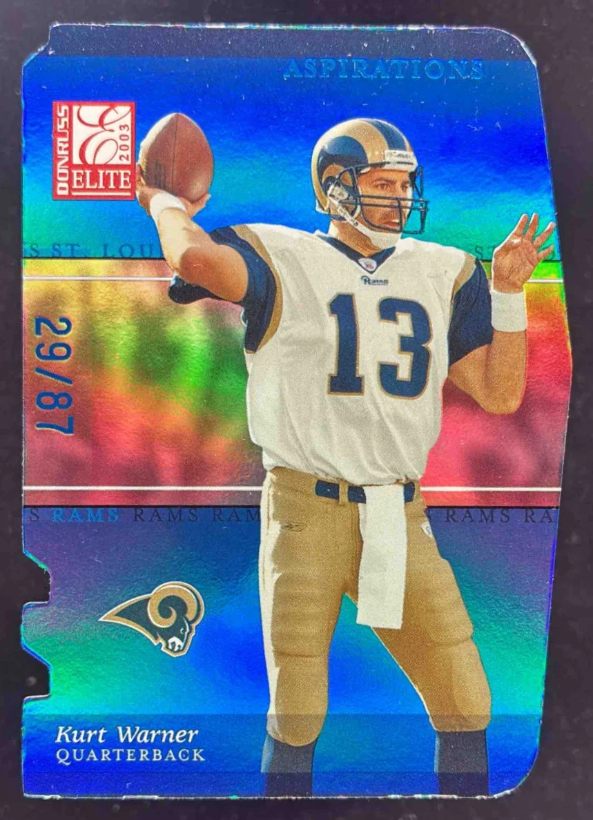 2003 Donruss Elite Aspirations #93 Kurt Warner /87