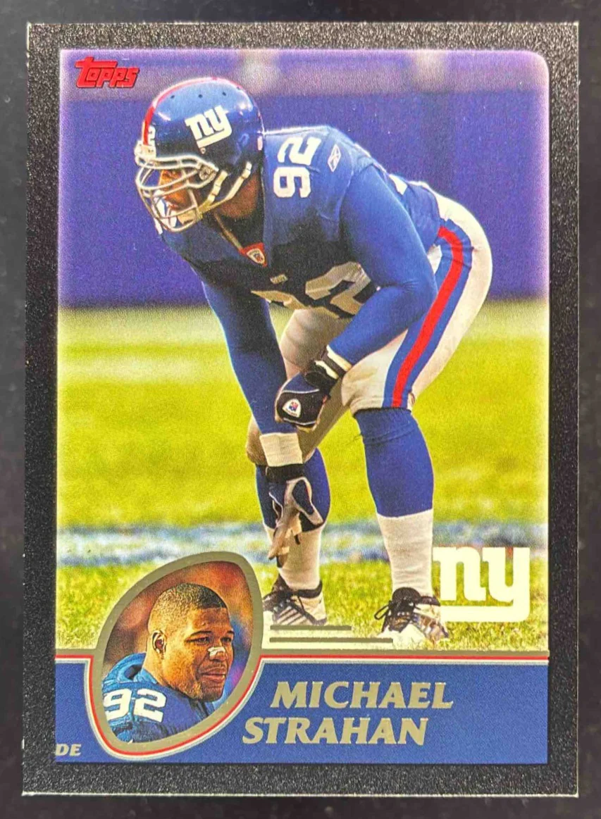 2003 Topps Black #216 Michael Strahan /150