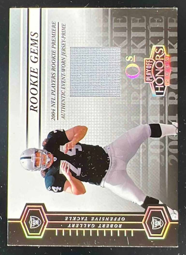 2004 Playoff Contenders Playoff Honors O's #226 Robert Gallery RC /25
