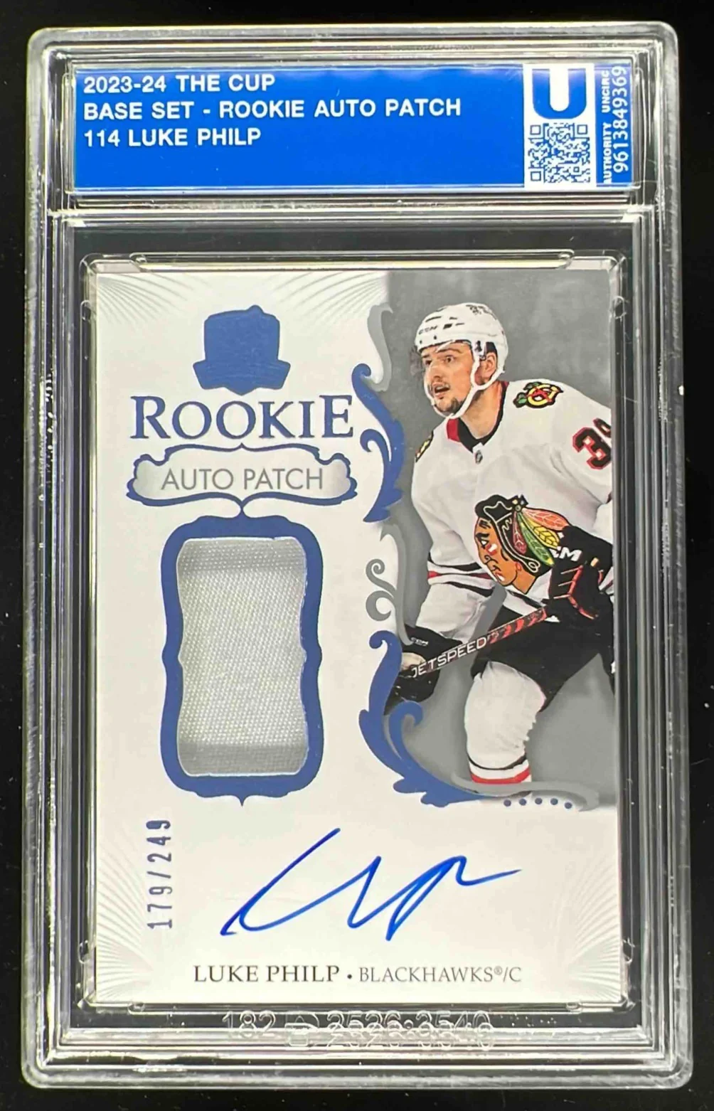2023-24 The Cup #114 Luke Philp Rookie Patch Auto Autograph Auto /249