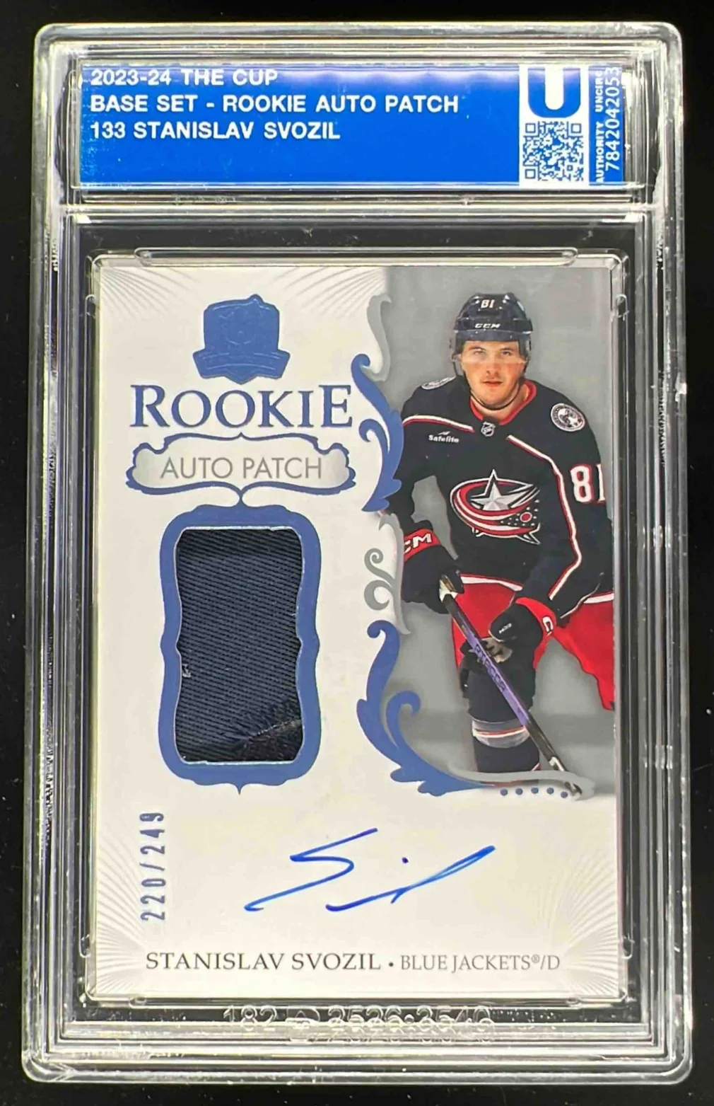 2023-24 The Cup #133 Stanislav Svozil Rookie Patch Auto Autograph Auto /249