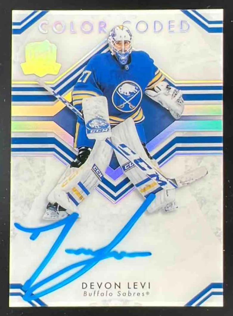 2023-24 The Cup Color Coded #CC-DL Devon Levi Autograph Auto