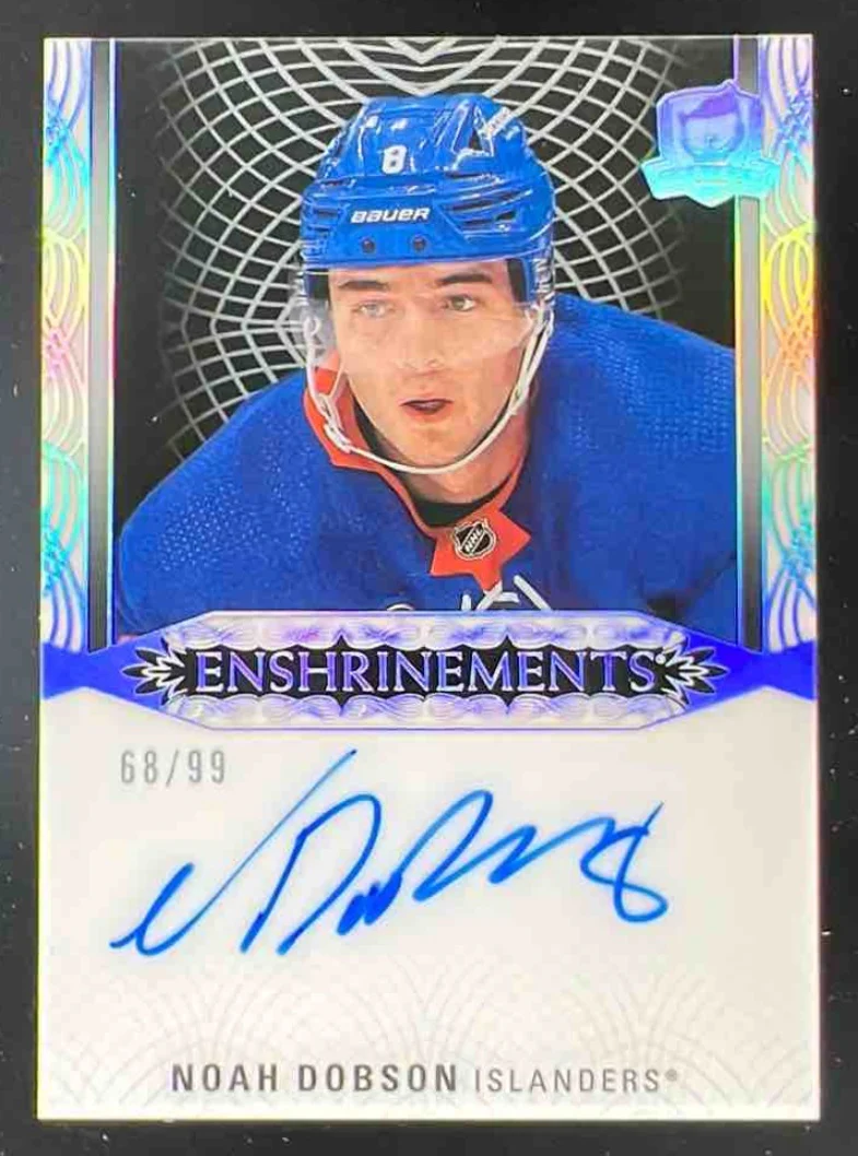 2022-23 Upper Deck The Cup Enshrinements #E-ND Noah Dobson Auto /99
