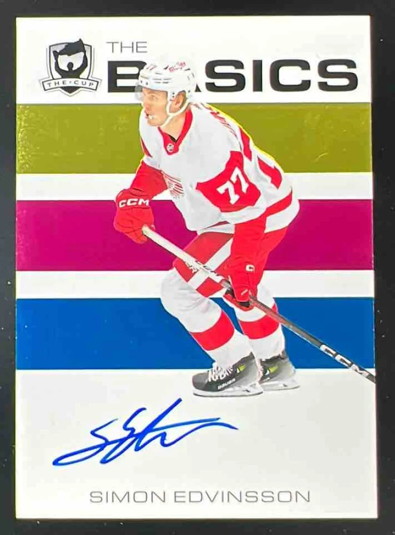 2023-24 The Cup The Basics Auto #B-SE Simon Edvinsson Autograph Auto