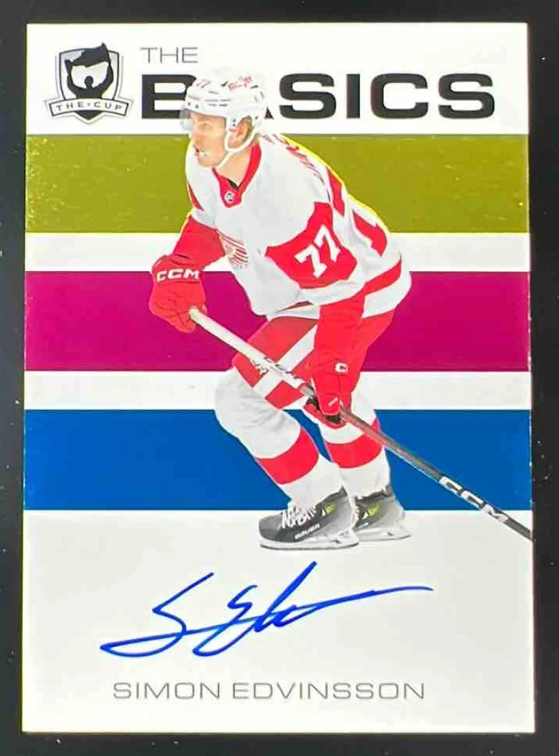 2023-24 The Cup The Basics Auto #B-SE Simon Edvinsson Autograph Auto