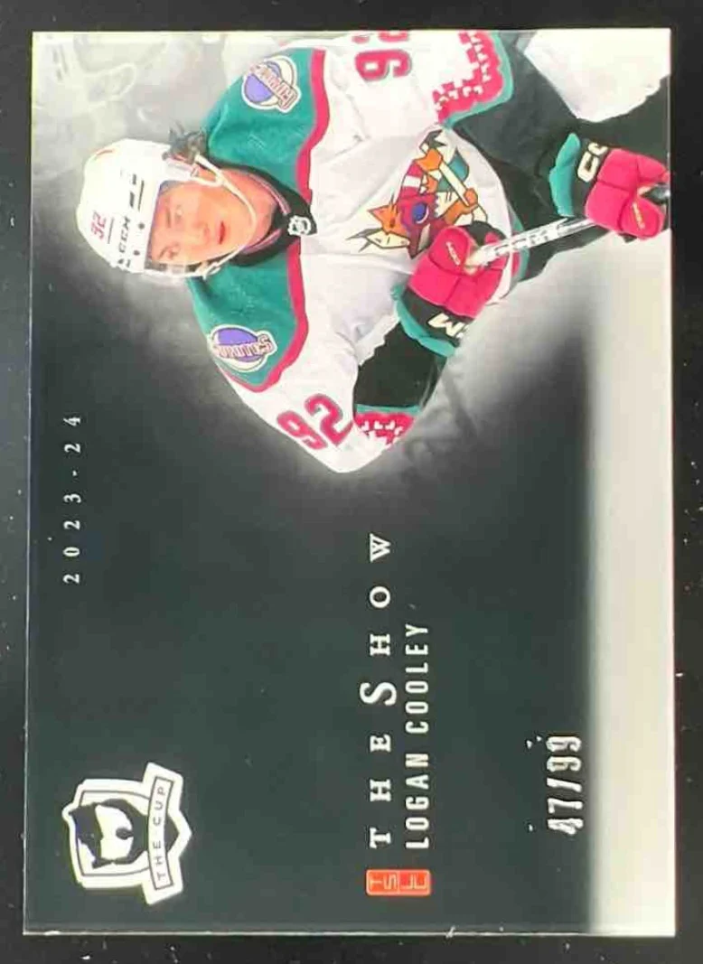 2023-24 The Cup The Show Black #SB-CO Logan Cooley /99