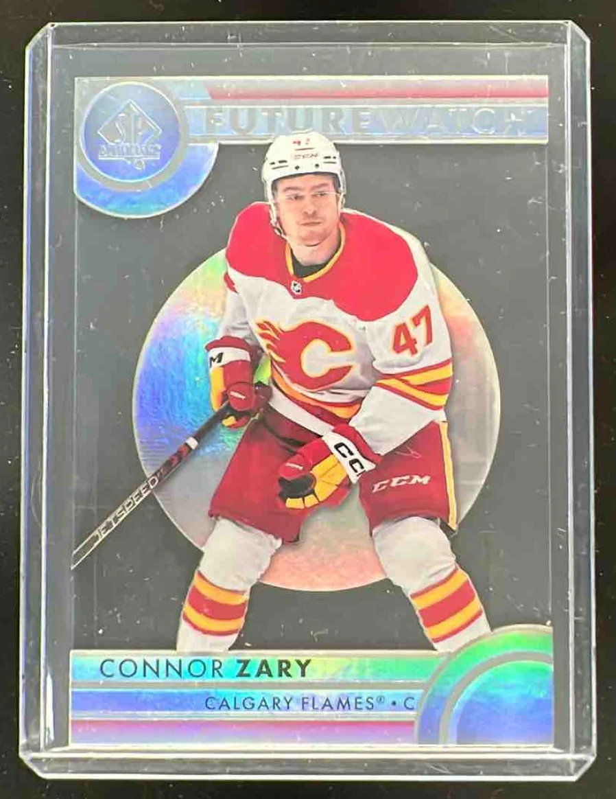 2023-24 SP Authentic Acetate #156 Connor Zary Future Watch