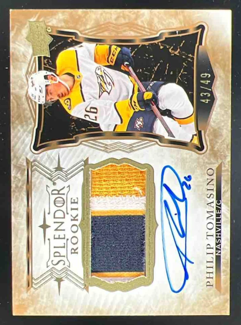 2021-22 Upper Deck Splendor #SP-PT Philip Tomasino Autograph RC Auto /49
