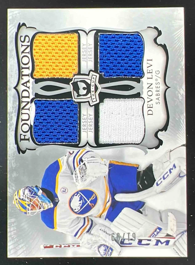 2023-24 The Cup Foundations Quad Jersey #F-DL Devon Levi /99