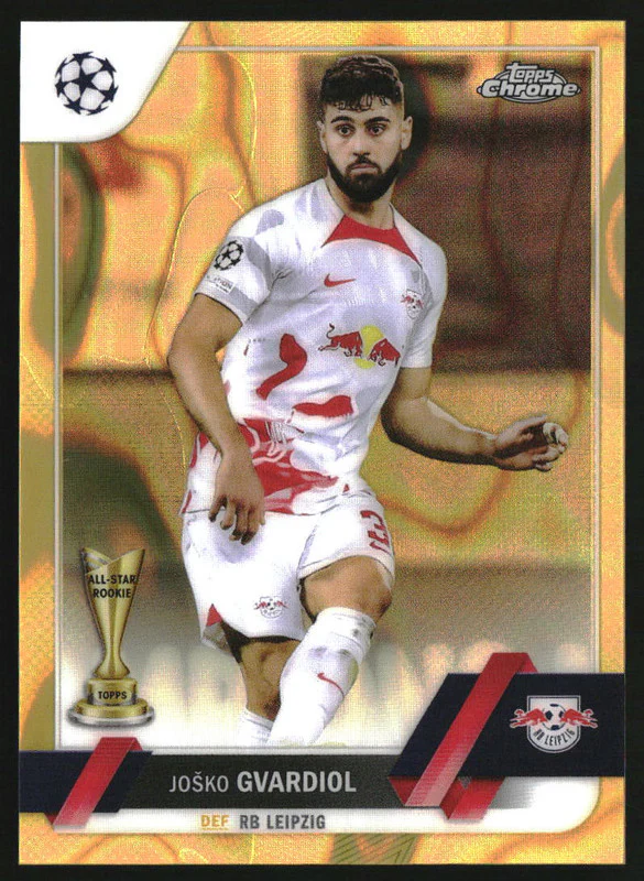 2022-23 Topps Chrome UEFA Club Competitions Gold Lava #110 Josko Gvardiol
