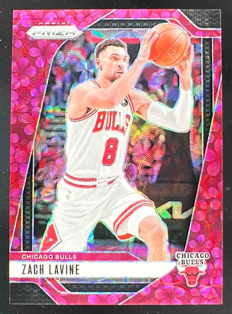 2024-25 Panini Prizm Plum Blossom Prizm #192 Zach LaVine /8