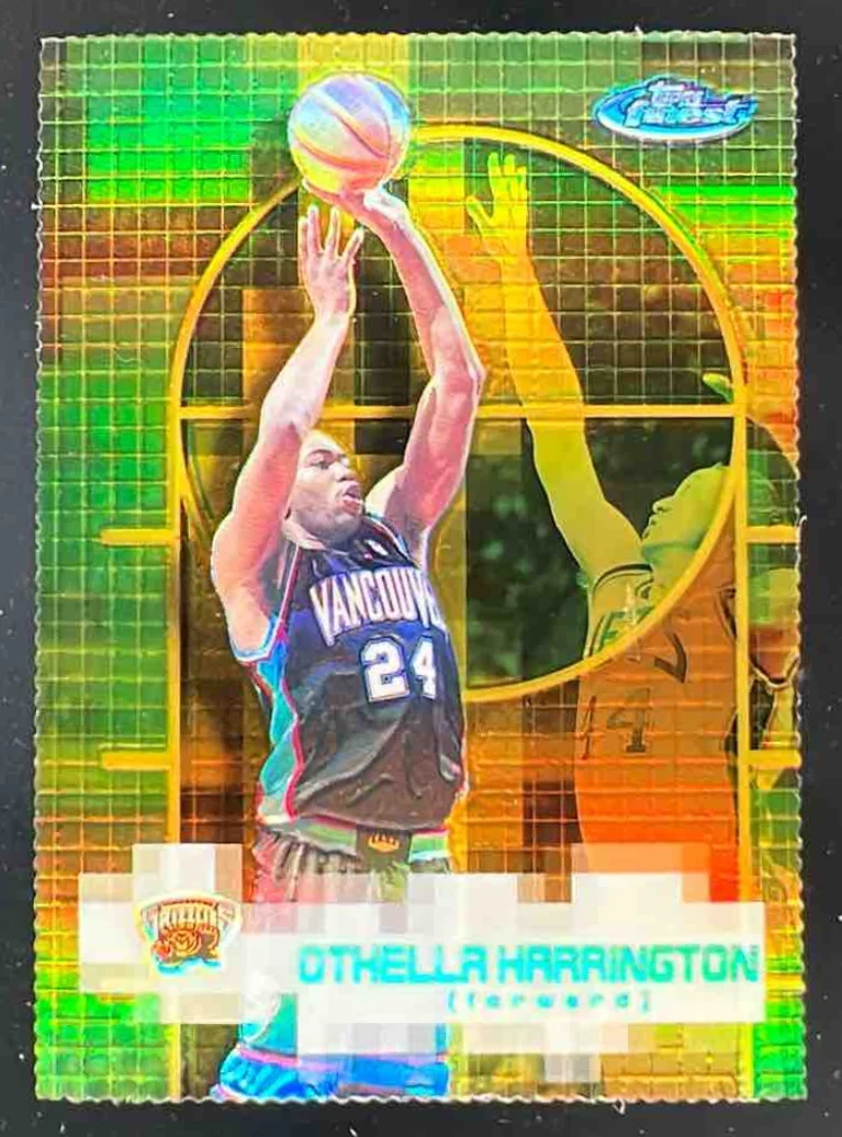 2000-01 Topps Finest Gold Refractors #75 Othella Harrington /100