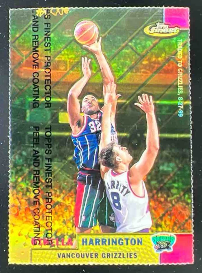 1999-00 Topps Finest Gold Refractors #70 Othella Harrington /100