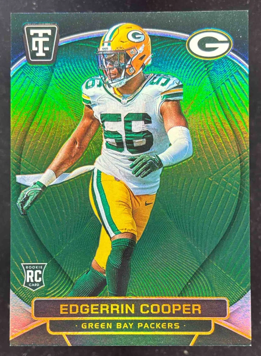 2024 Panini Certified Rookies Green Mirror #135 Edgerrin Cooper RC /5