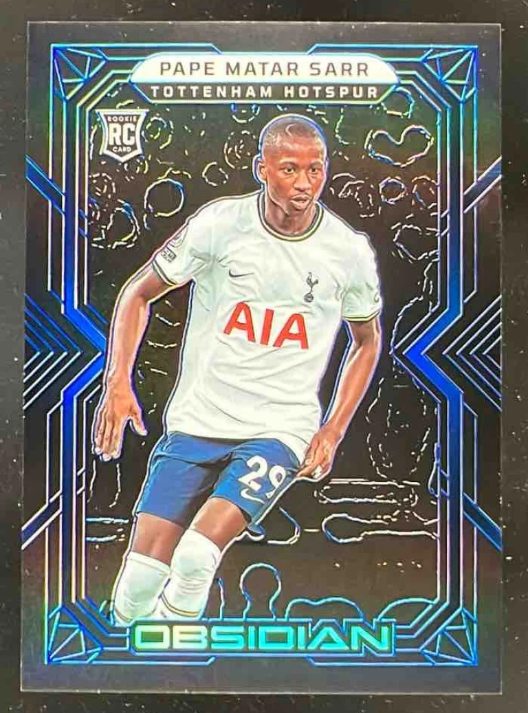 2022 Panini Obsidian Electric Etch Blue #67 Pape Matar Sarr RC /20