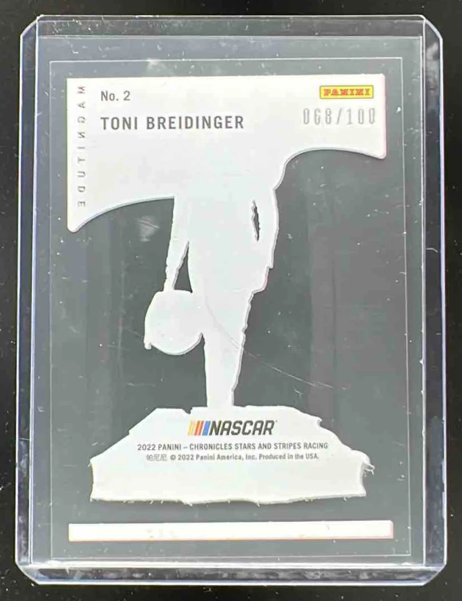 2022 Panini Chronicles Magnitude Red #2 Toni Breidinger /100 - Image 2