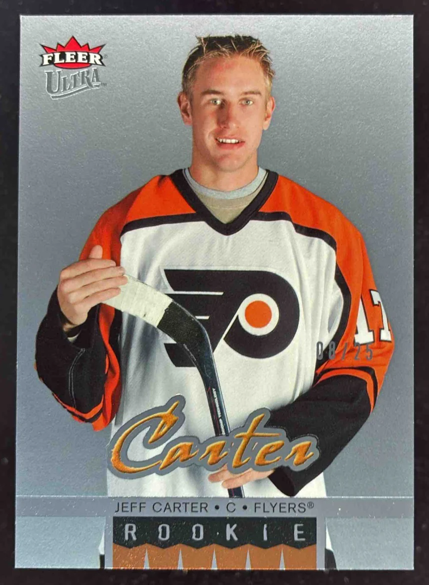 2005-06 Fleer Ultra Ice Medallion #254 Jeff Carter /25