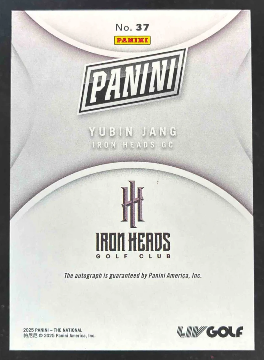 2025 Panini Silver Packs Wrapper Redemption Autographs #37 Yubin Jang Auto /25 - Image 2